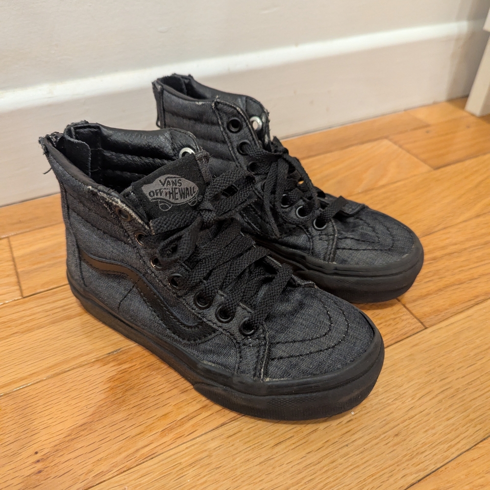 Vans 10.5 Charcoal High-Top Sneakers